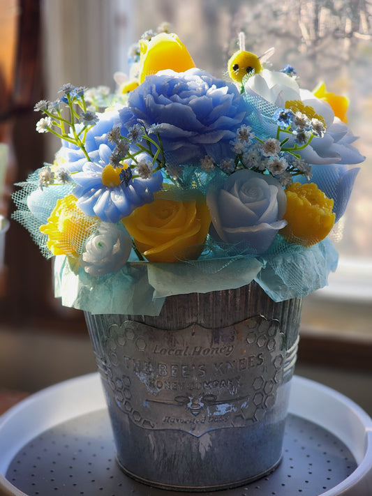Beautifully handcraft wax melt flower arrangements, large