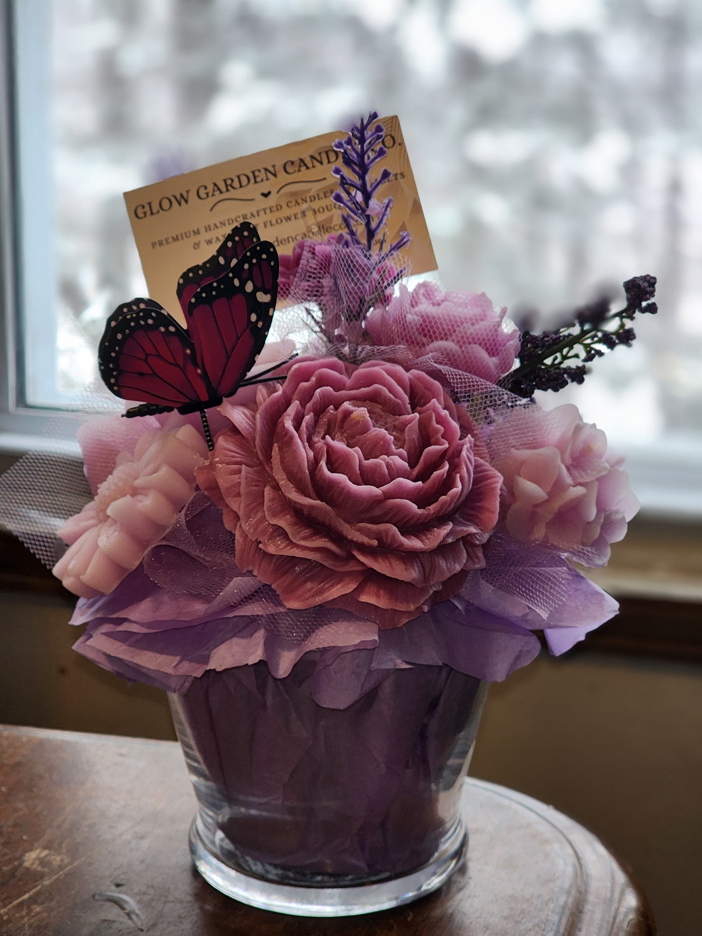Beautifully handcrafted wax melt arrangements, small