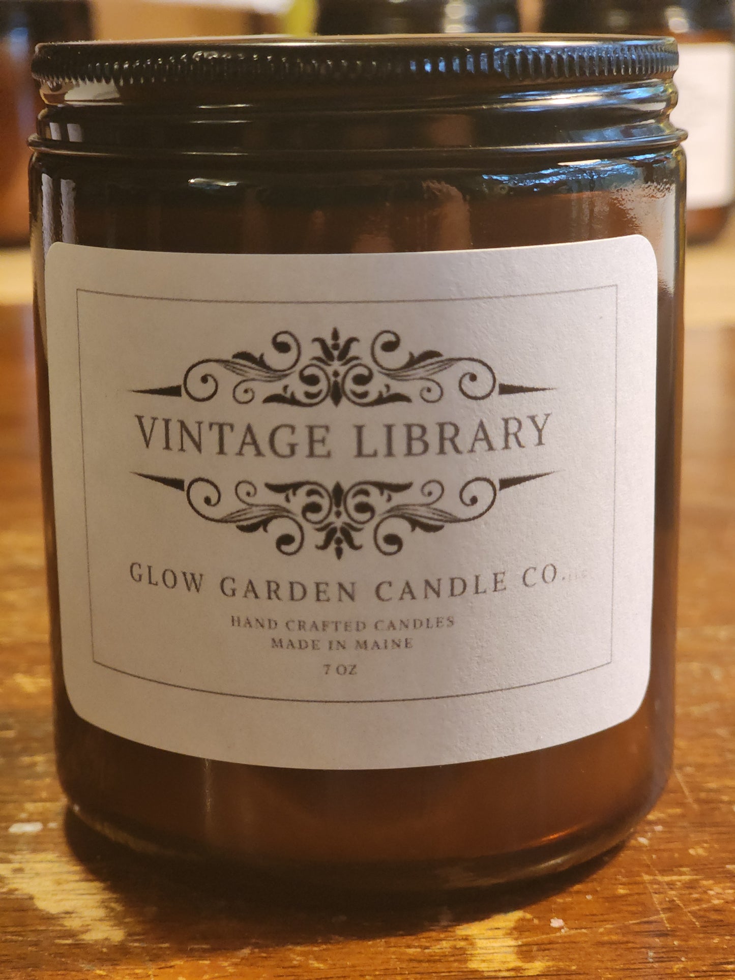 Vintage Library 7oz Candle