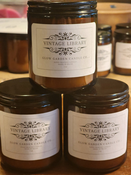 Vintage Library 7oz Candle