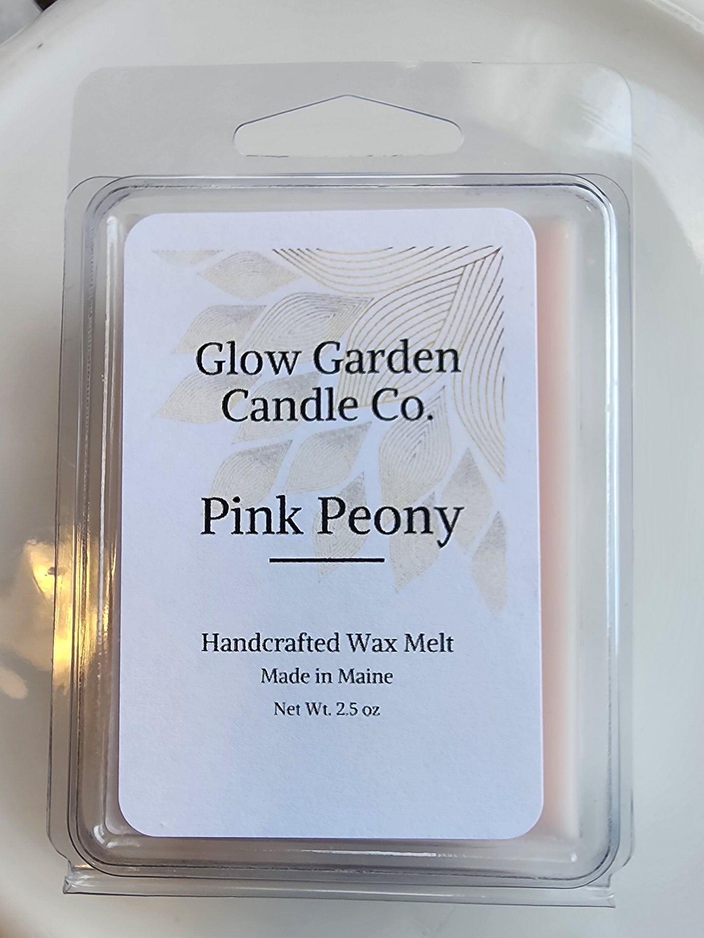 Pink Peony 2.5 oz wax melt